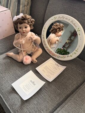 Ashton Drake Pretty as Picture Porcelain Doll W/BOX